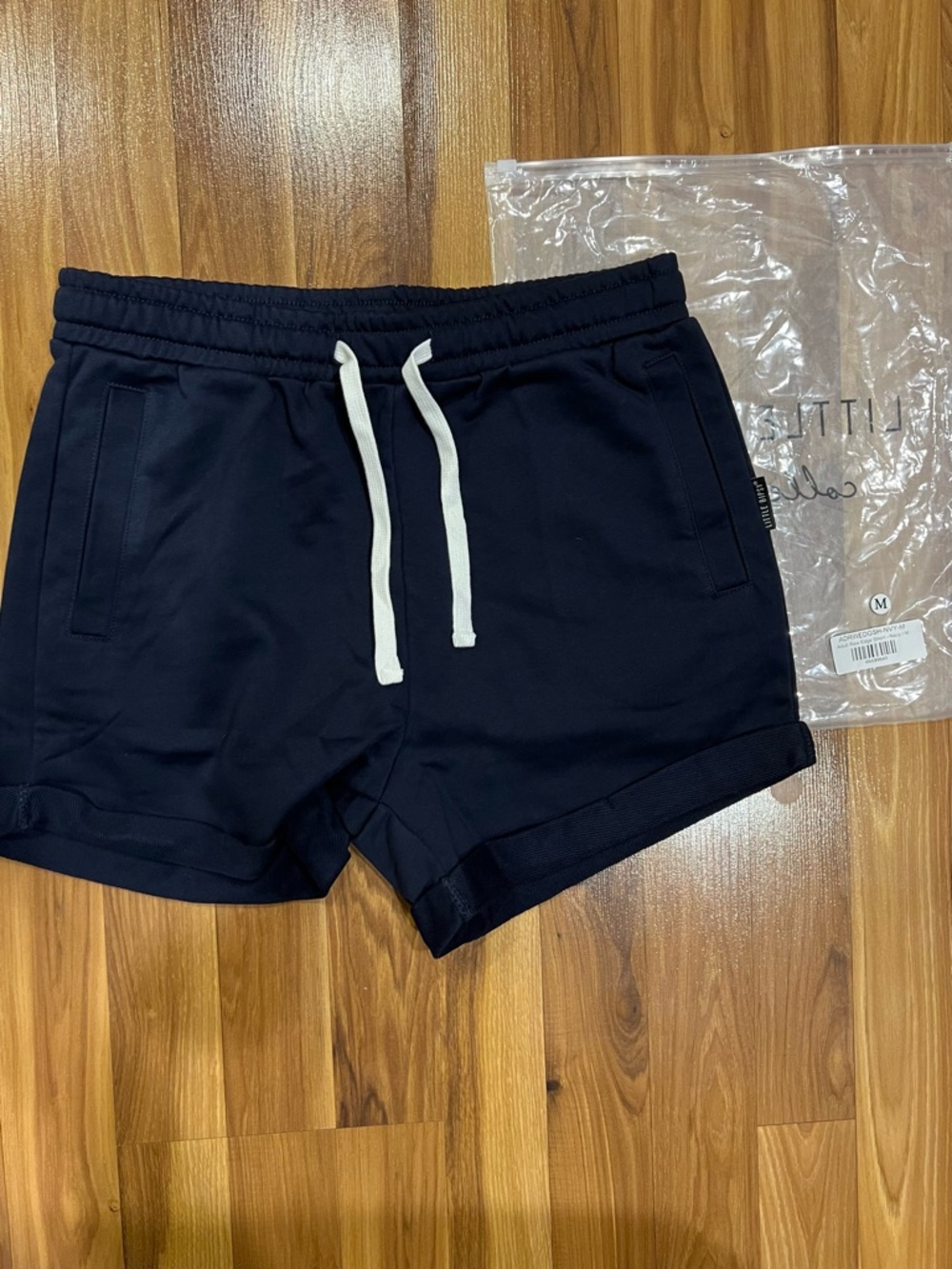 Little bipsy adult M navy Hamptons shorts